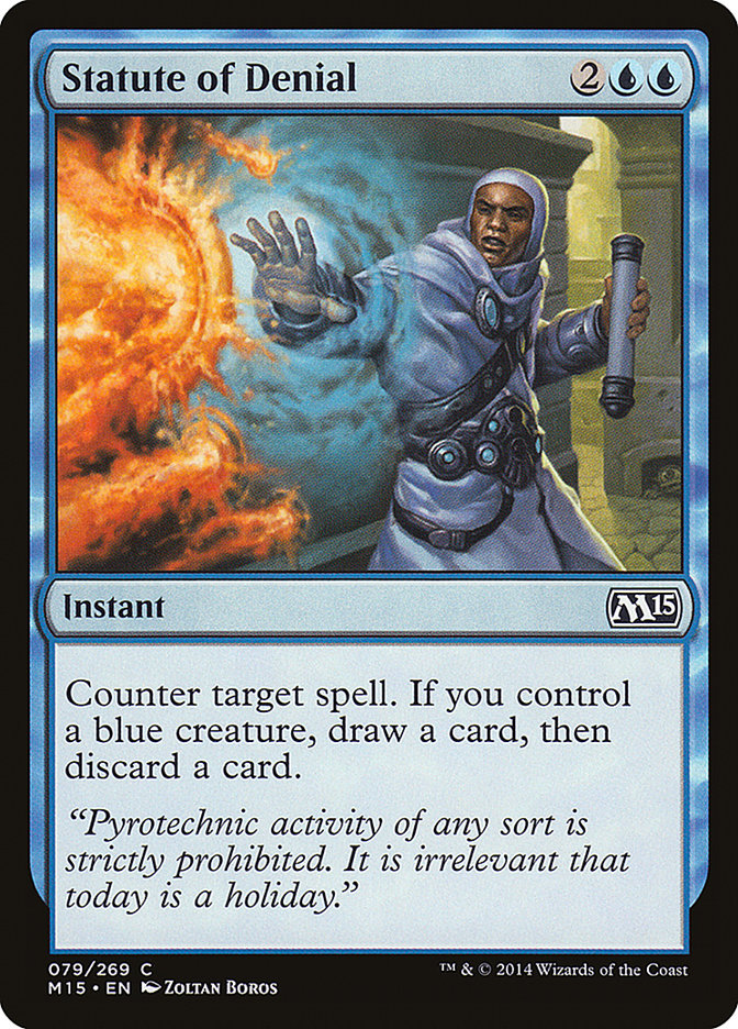 Statute of Denial [Magic 2015] MTG Single Magic: The Gathering | Red Claw Gaming