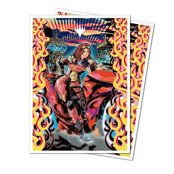 Aetherdrift Chandra, Spark Hunter 105ct APEX Deck Protector Sleeves for Magic: The Gathering Card Sleeves Ultra Pro | Red Claw Gaming