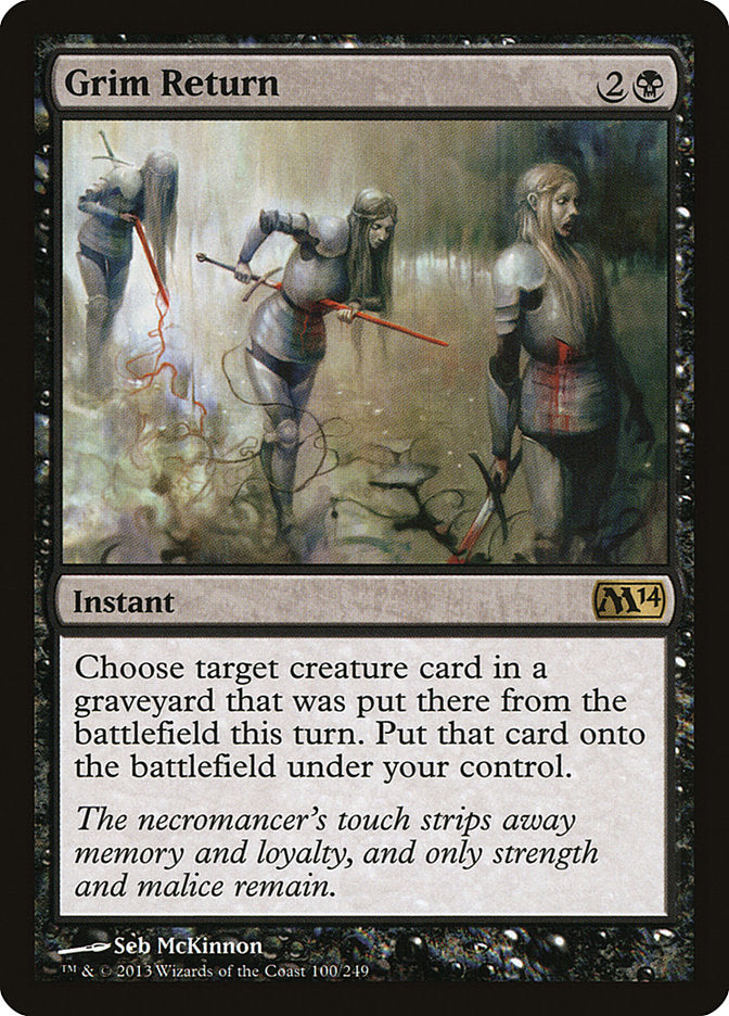 Grim Return [Magic 2014] MTG Single Magic: The Gathering | Red Claw Gaming