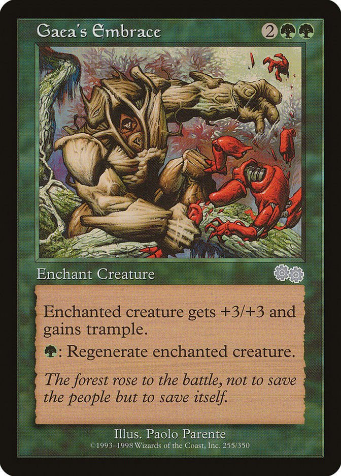 Gaea's Embrace [Urza's Saga] MTG Single Magic: The Gathering | Red Claw Gaming