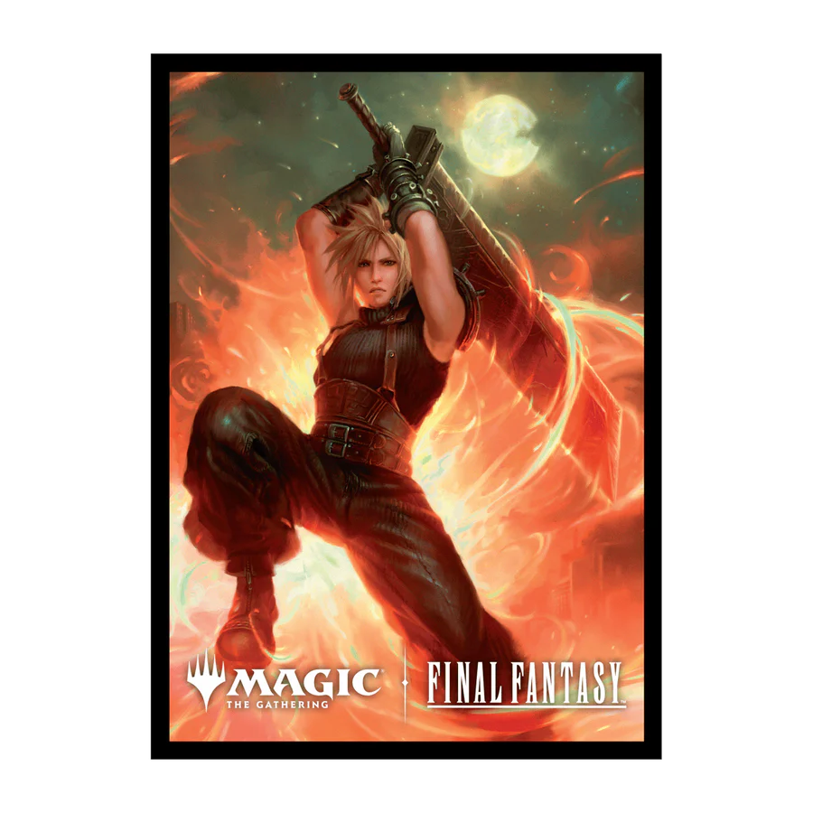 Magic: The Gathering®—FINAL FANTASY™ Cloud, Ex-SOLDIER (Commander) 100ct Deck Protector Sleeves Card Sleeves Ultra Pro | Red Claw Gaming