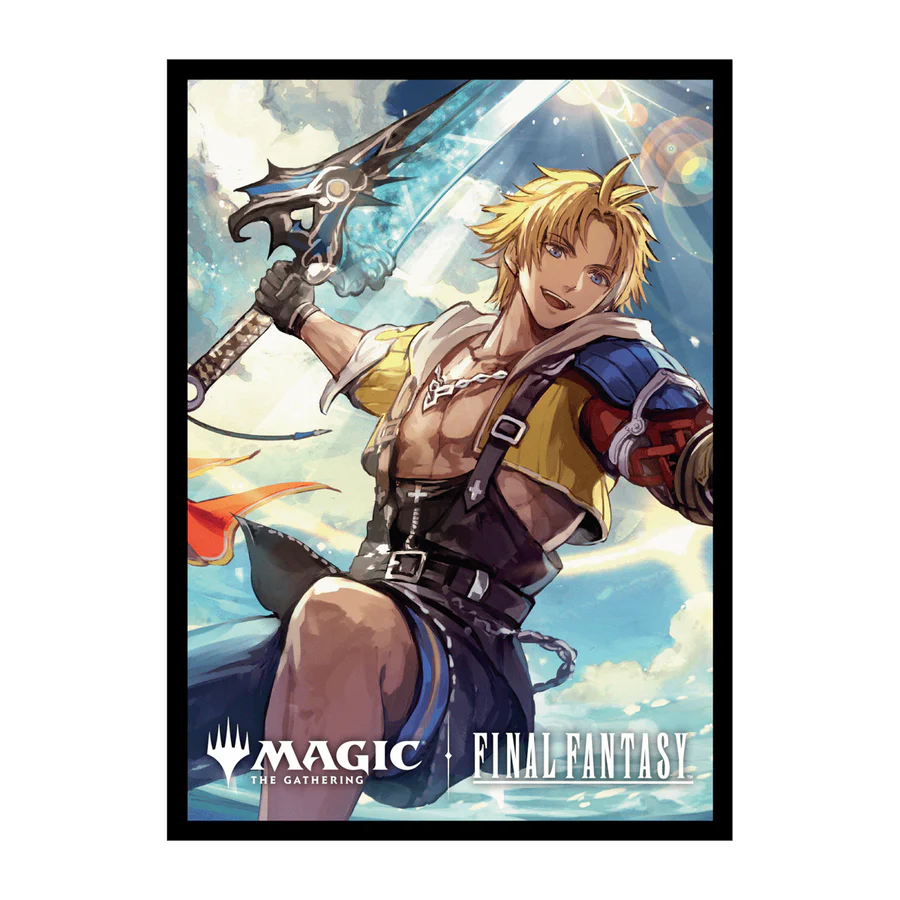 Magic: The Gathering®—FINAL FANTASY™ Tidus, Yuna's Guardian (Commander) 100ct Deck Protector Sleeves Card Sleeves Ultra Pro | Red Claw Gaming