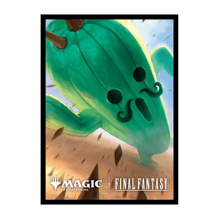 Magic: The Gathering®—FINAL FANTASY™ Jumbo Cactuar 100ct Deck Protector Sleeves Card Sleeves Ultra Pro | Red Claw Gaming