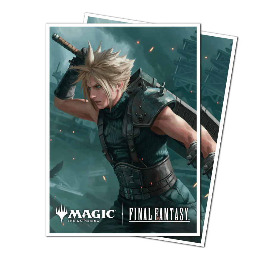 Magic: The Gathering®—FINAL FANTASY™ Cloud, Planet's Champion 105ct APEX Deck Protector™ Sleeves Card Sleeves Ultra Pro | Red Claw Gaming