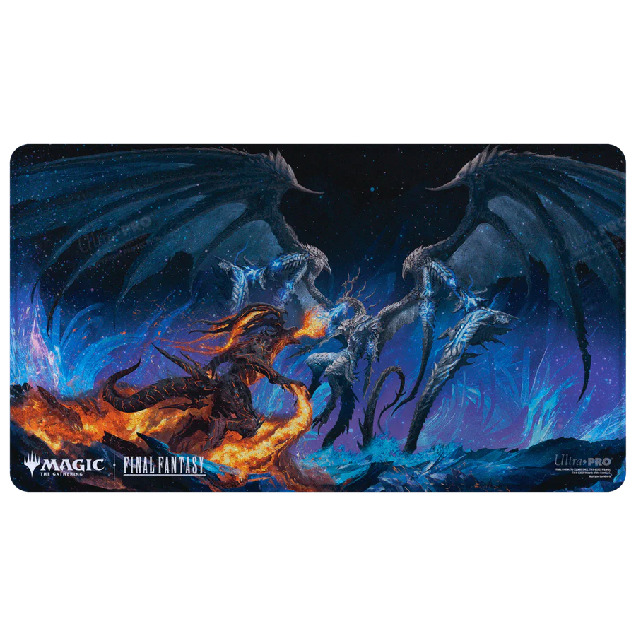 Magic: The Gathering®—FINAL FANTASY™ Bahamut and Ifrit Holofoil Playmat Playmats Ultra Pro | Red Claw Gaming