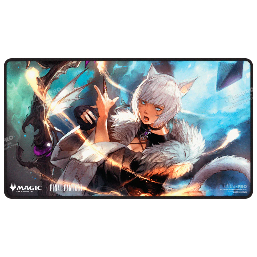 Magic: The Gathering®—FINAL FANTASY™ Y'shtola Rhul Black Stitched Playmat Playmats Ultra Pro | Red Claw Gaming
