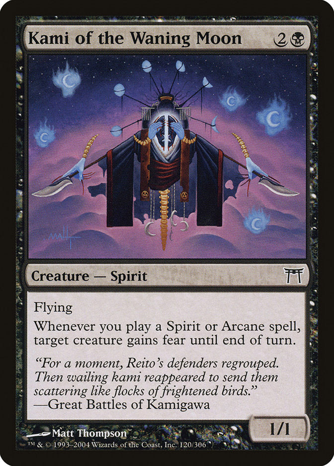 Kami of the Waning Moon [Champions of Kamigawa] MTG Single Magic: The Gathering | Red Claw Gaming