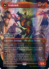 Urabrask // The Great Work (Serialized) [March of the Machine] MTG Single Magic: The Gathering    | Red Claw Gaming