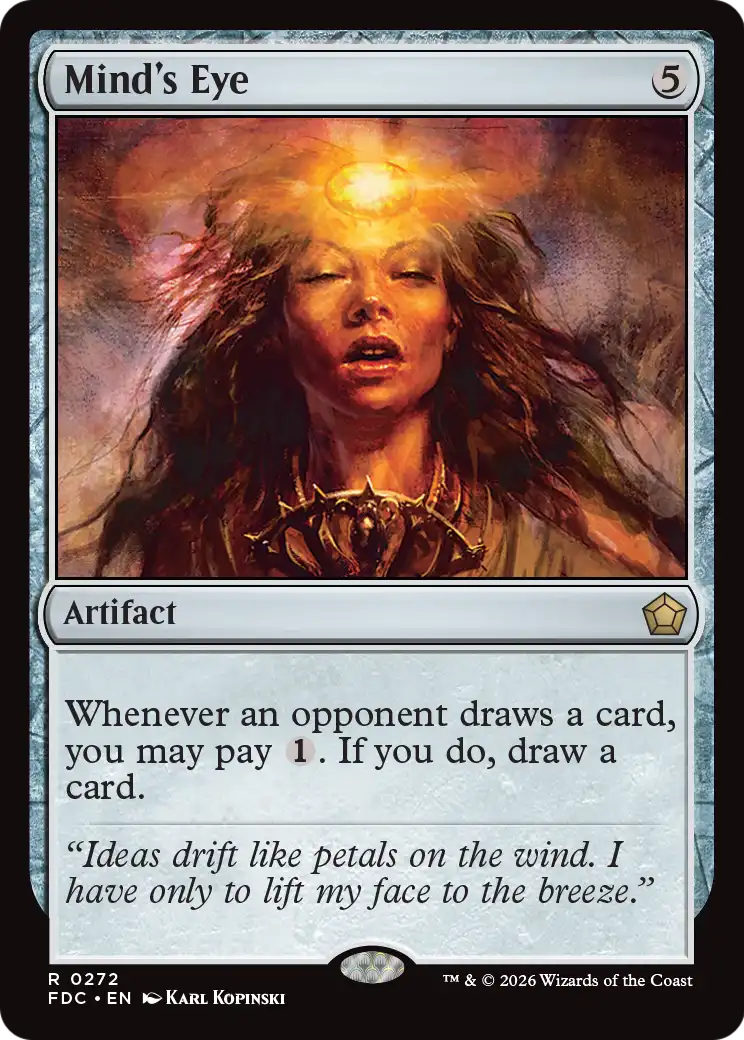 Mind's Eye [Foundations Commander] | Red Claw Gaming