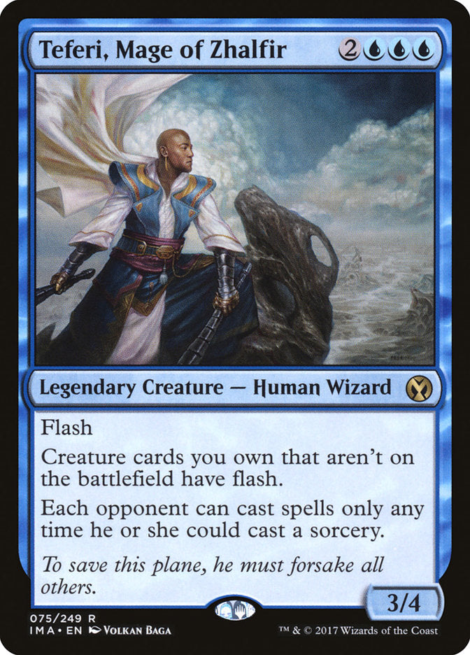 Teferi, Mage of Zhalfir [Iconic Masters] MTG Single Magic: The Gathering | Red Claw Gaming