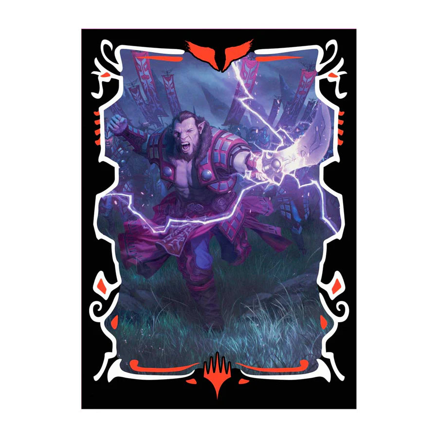 Tarkir Dragonstorm Zurgo Stormrender (Mardu Surge Commander Deck) 100ct Deck Protector Sleeves for Magic: The Gathering Card Sleeves Ultra Pro | Red Claw Gaming