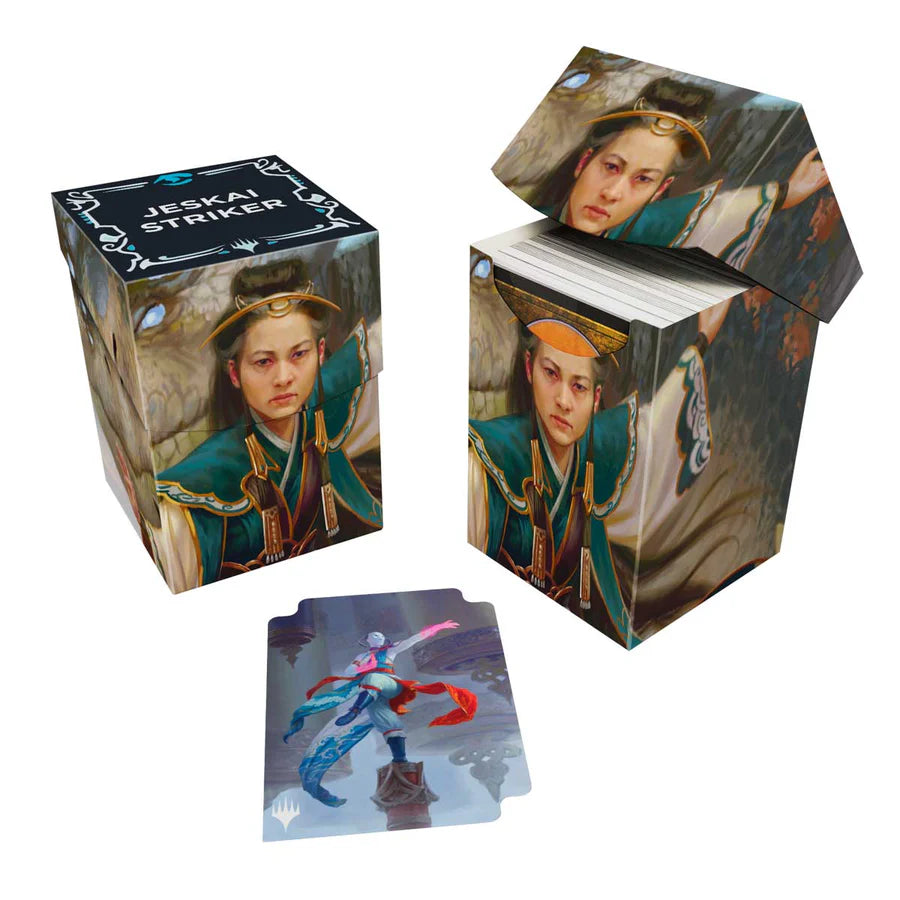 Tarkir Dragonstorm Shiko and Narset, Unified / Elsha, Threefold Master (Jeskai Striker Commander Deck) 100+ Deck Box for Magic: The Gathering Deck Box Ultra Pro | Red Claw Gaming