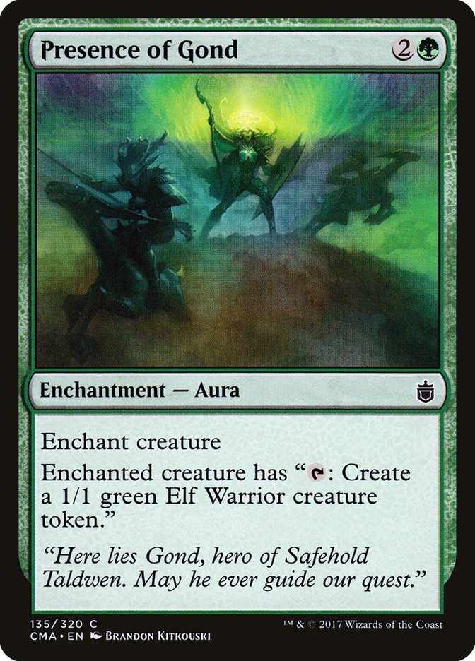 Presence of Gond [Commander Anthology] MTG Single Magic: The Gathering | Red Claw Gaming