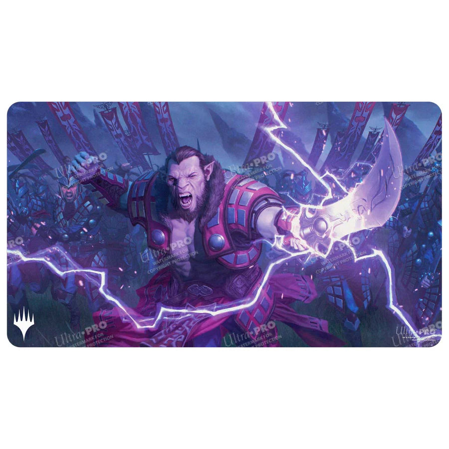 Tarkir Dragonstorm Zurgo Stormrender (Mardu Surge Commander Deck) Playmat for Magic: The Gathering Playmats Ultra Pro | Red Claw Gaming