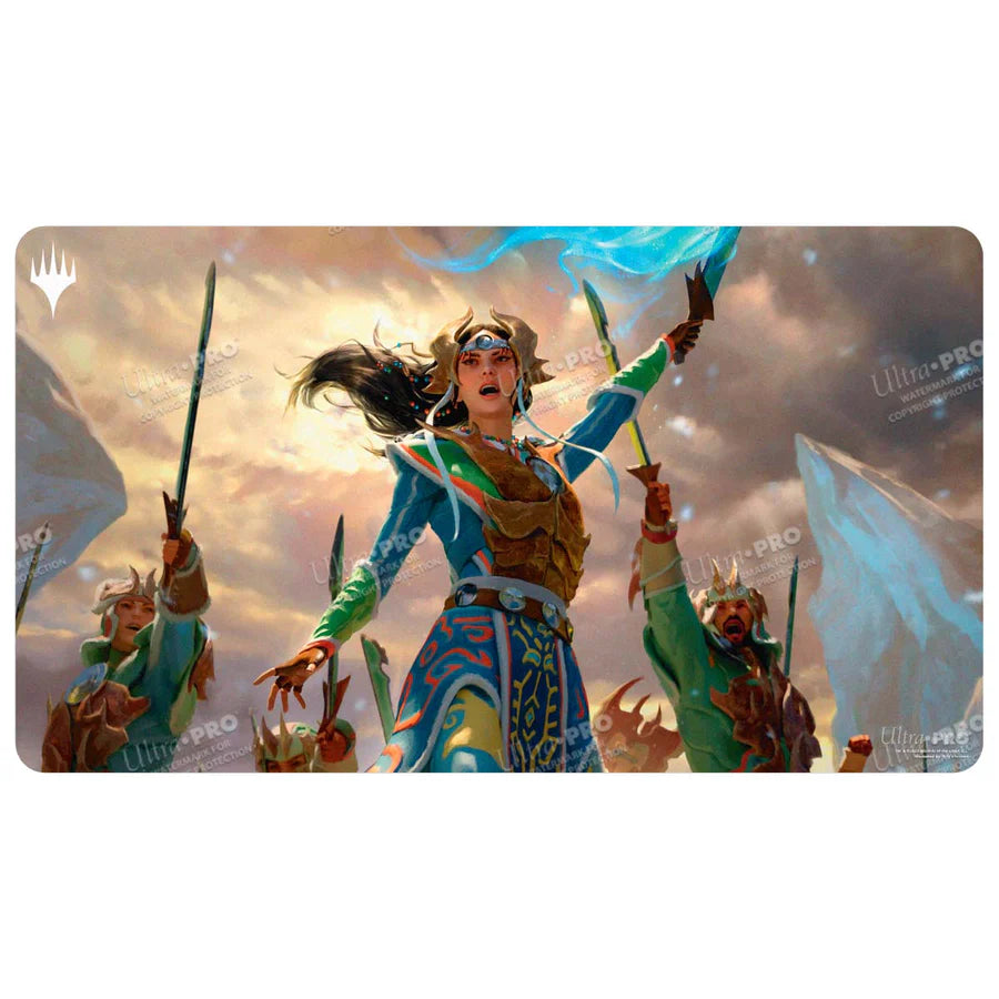 Tarkir Dragonstorm Eshki, Temur’s Roar (Temur Roar Commander Deck) Playmat for Magic: The Gathering Playmats Ultra Pro | Red Claw Gaming
