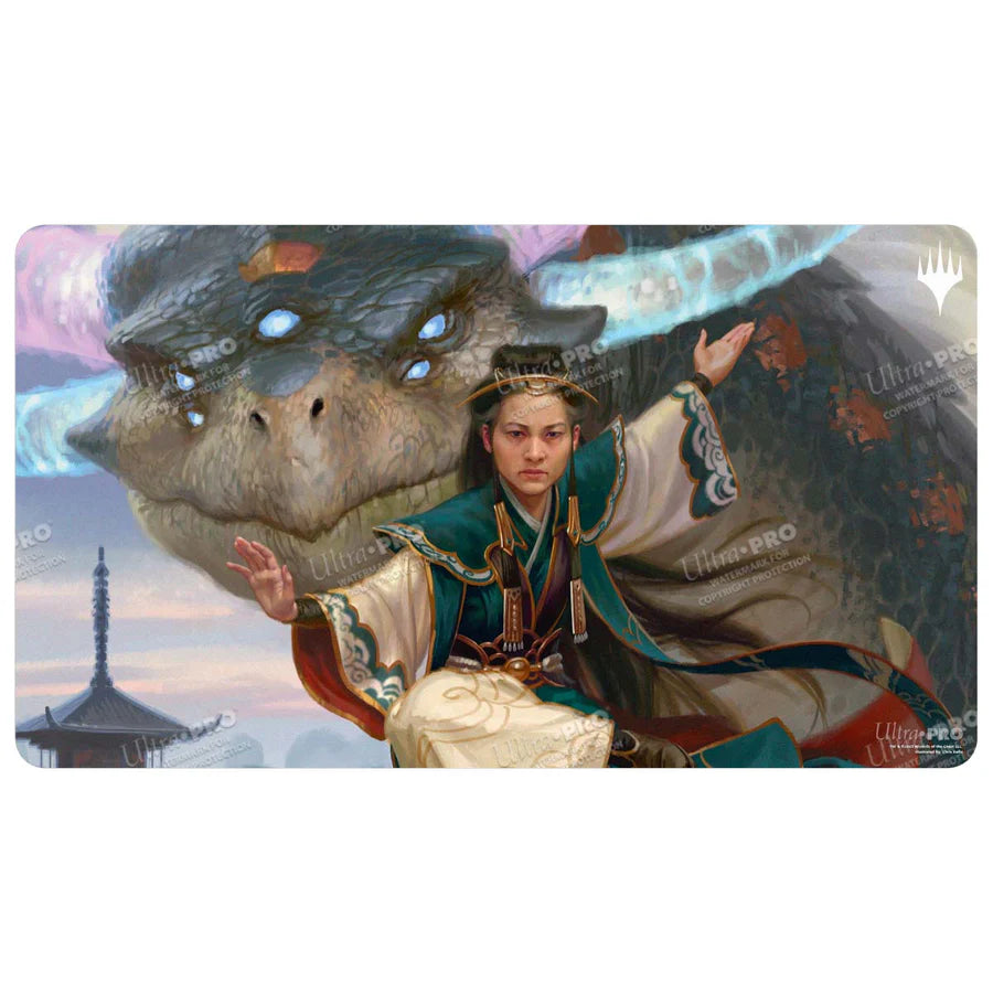 Tarkir Dragonstorm Shiko and Narset, Unified (Jeskai Striker Commander Deck) Playmat for Magic: The Gathering Playmats Ultra Pro | Red Claw Gaming