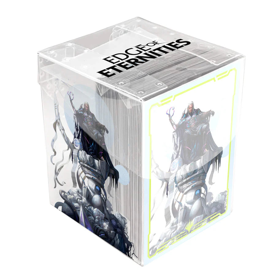 Edge of Eternities Tezzeret, Cruel Captain 100ct Deck Protector Sleeves in Clear Box for Magic: The Gathering Deck Box Ultra Pro | Red Claw Gaming