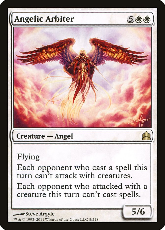 Angelic Arbiter [Commander 2011] MTG Single Magic: The Gathering | Red Claw Gaming