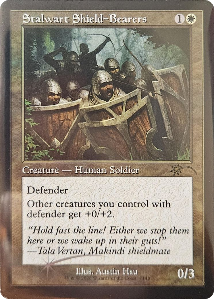Stalwart Shield-Bearers (Retro Frame) [Secret Lair Drop Series] | Red Claw Gaming