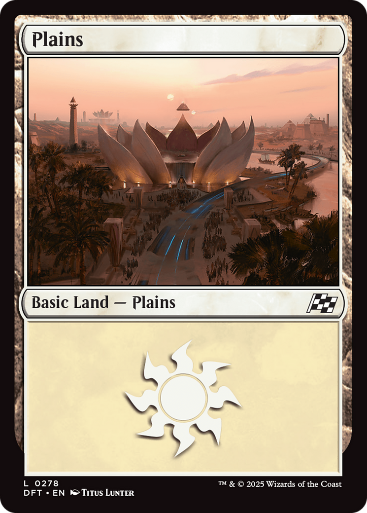 Plains (0278) [Aetherdrift] MTG Single Magic: The Gathering | Red Claw Gaming