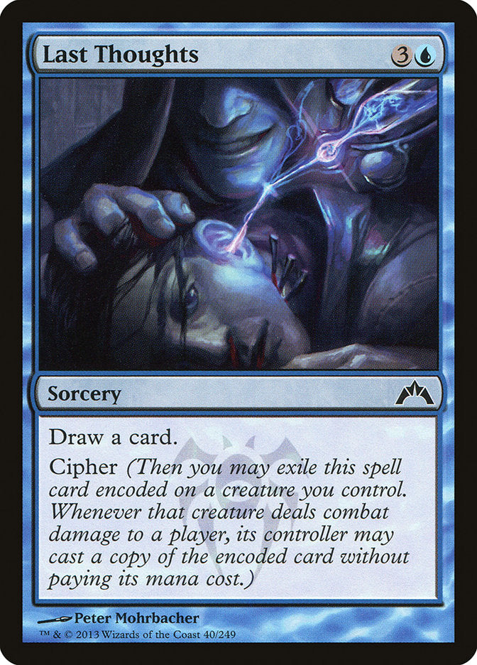 Last Thoughts [Gatecrash] MTG Single Magic: The Gathering | Red Claw Gaming