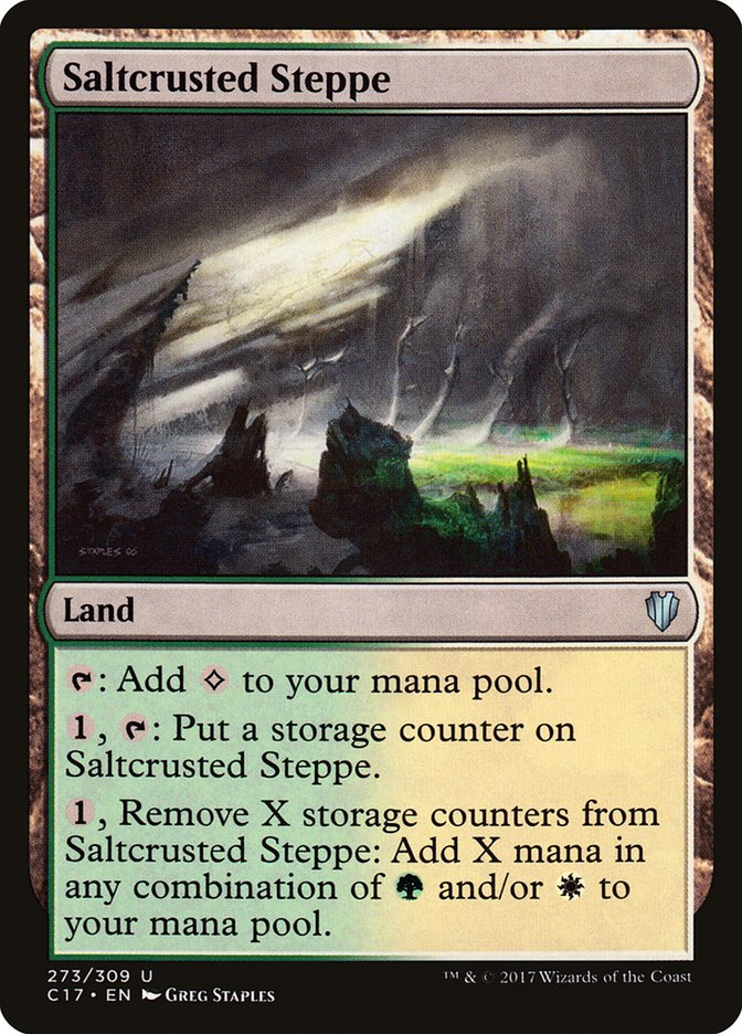 Saltcrusted Steppe [Commander 2017] MTG Single Magic: The Gathering | Red Claw Gaming