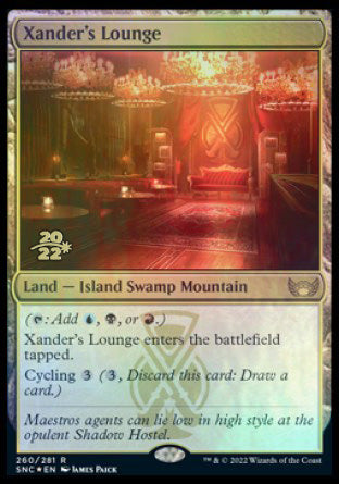 Xander's Lounge [Streets of New Capenna Prerelease Promos] MTG Single Magic: The Gathering | Red Claw Gaming