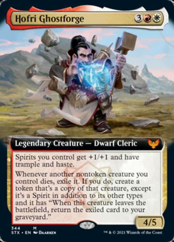 Hofri Ghostforge (Extended Art) [Strixhaven: School of Mages] MTG Single Magic: The Gathering | Red Claw Gaming