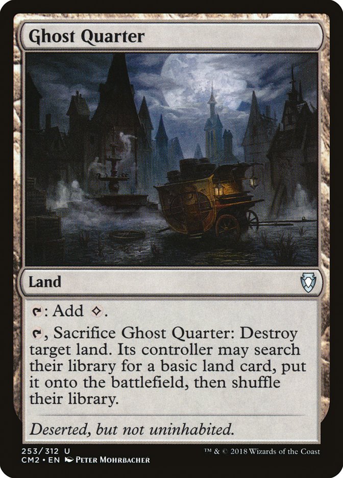 Ghost Quarter [Commander Anthology Volume II] MTG Single Magic: The Gathering | Red Claw Gaming
