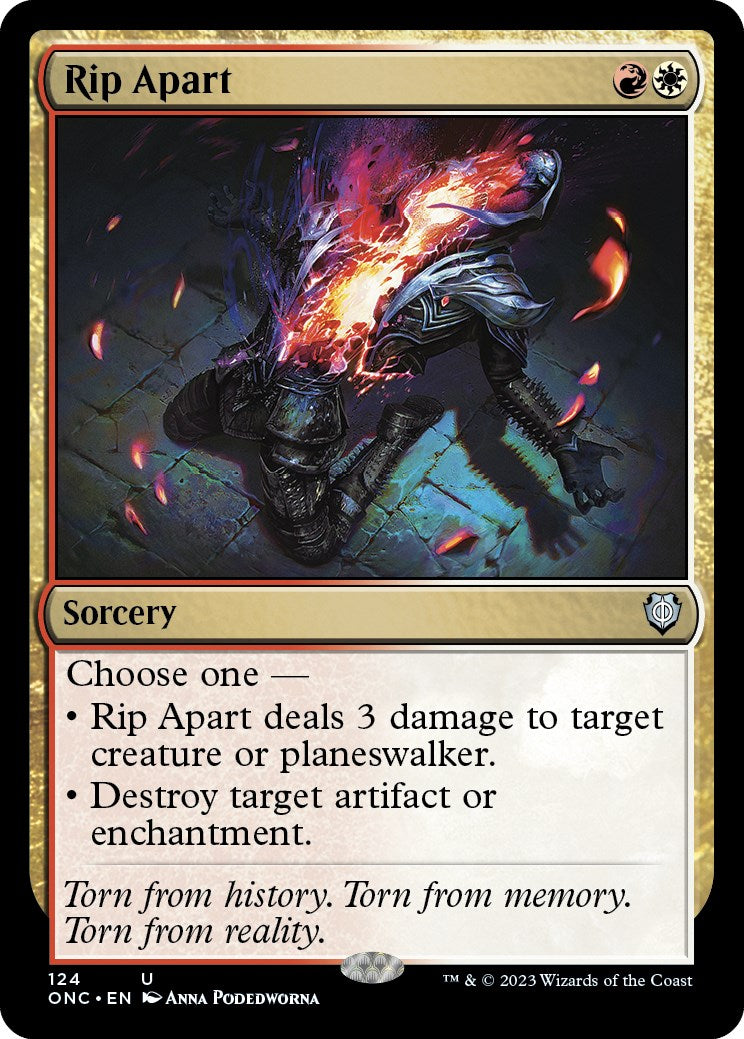 Rip Apart [Phyrexia: All Will Be One Commander] MTG Single Magic: The Gathering    | Red Claw Gaming