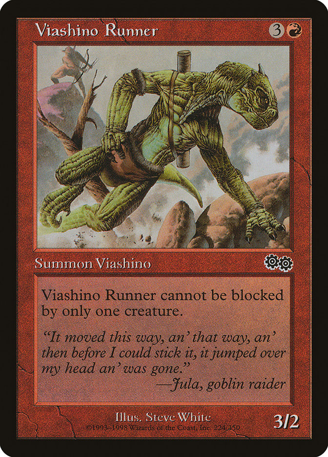 Viashino Runner [Urza's Saga] MTG Single Magic: The Gathering | Red Claw Gaming