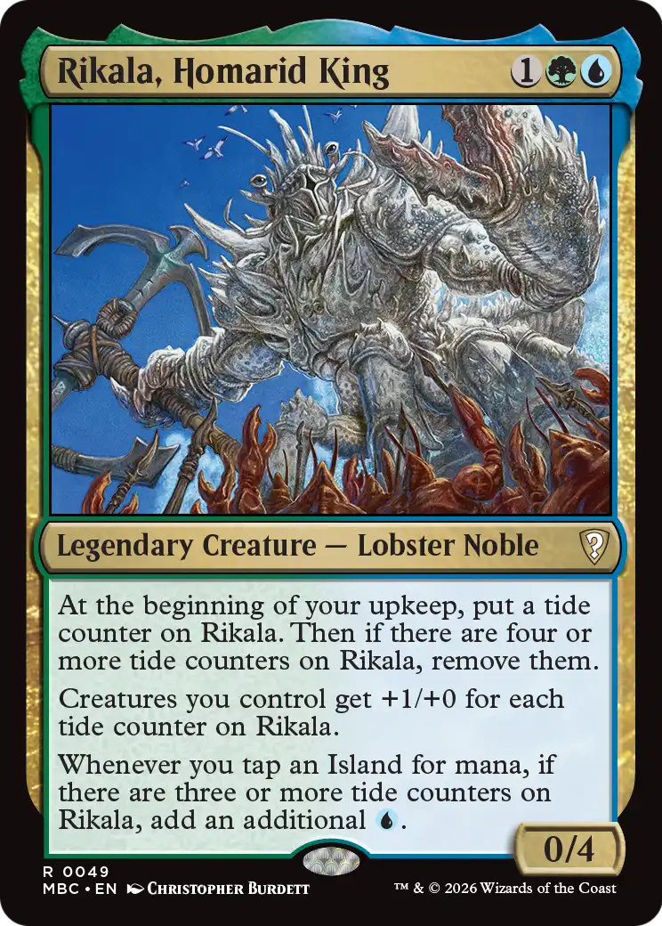 Rikala, Homarid King [Mystery Booster: Commander Edition] | Red Claw Gaming