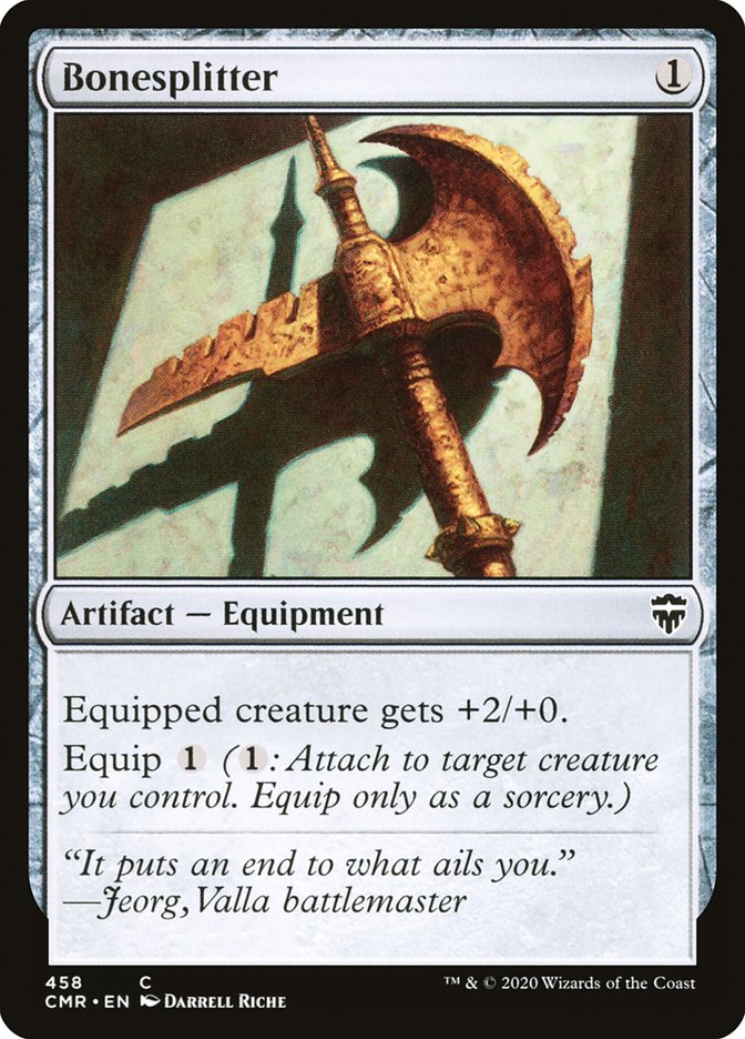 Bonesplitter [Commander Legends] MTG Single Magic: The Gathering | Red Claw Gaming