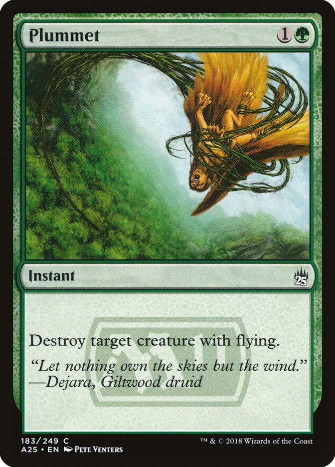 Plummet [Masters 25] MTG Single Magic: The Gathering | Red Claw Gaming
