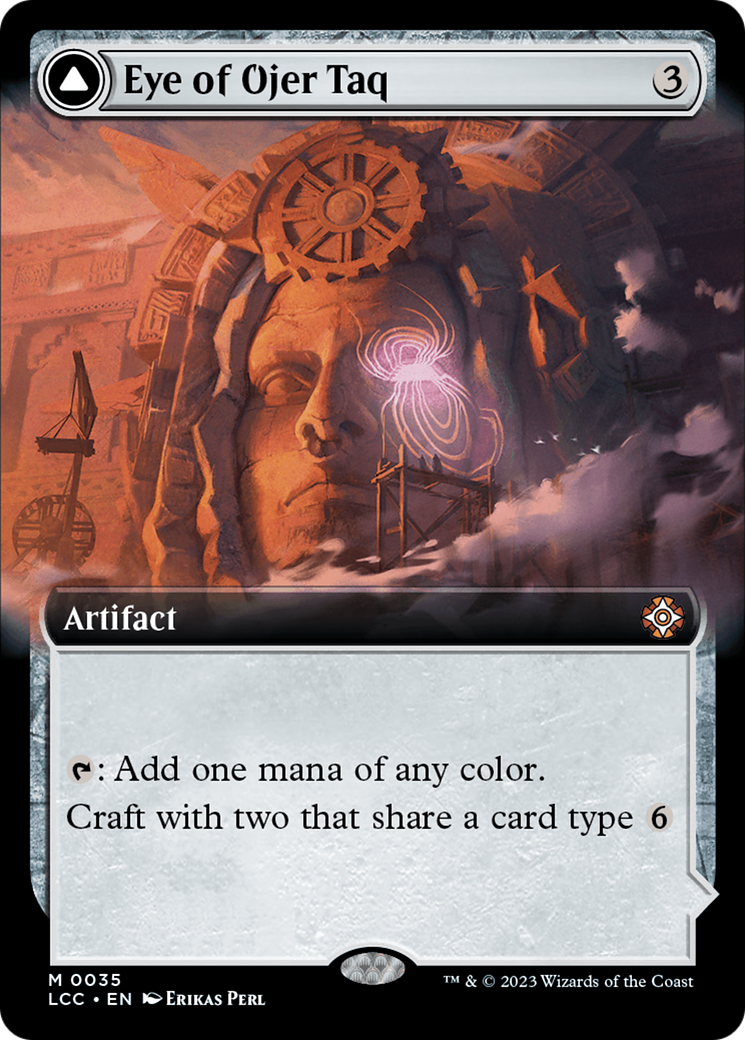 Eye of Ojer Taq // Apex Observatory (Extended Art) [The Lost Caverns of Ixalan Commander] MTG Single Magic: The Gathering | Red Claw Gaming