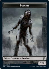 Zombie // Spirit Double-Sided Token [Commander 2021 Tokens] MTG Single Magic: The Gathering | Red Claw Gaming