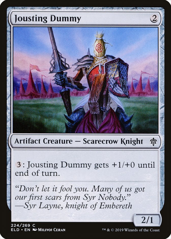 Jousting Dummy [Throne of Eldraine] MTG Single Magic: The Gathering | Red Claw Gaming