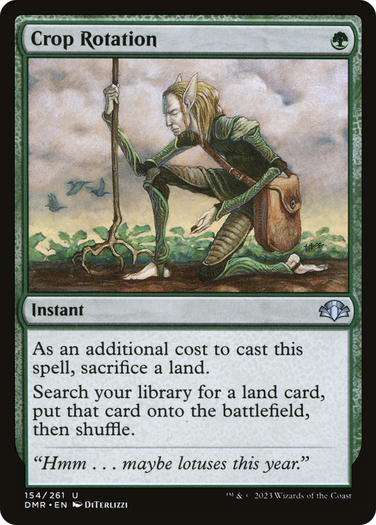 Crop Rotation [Dominaria Remastered] MTG Single Magic: The Gathering | Red Claw Gaming