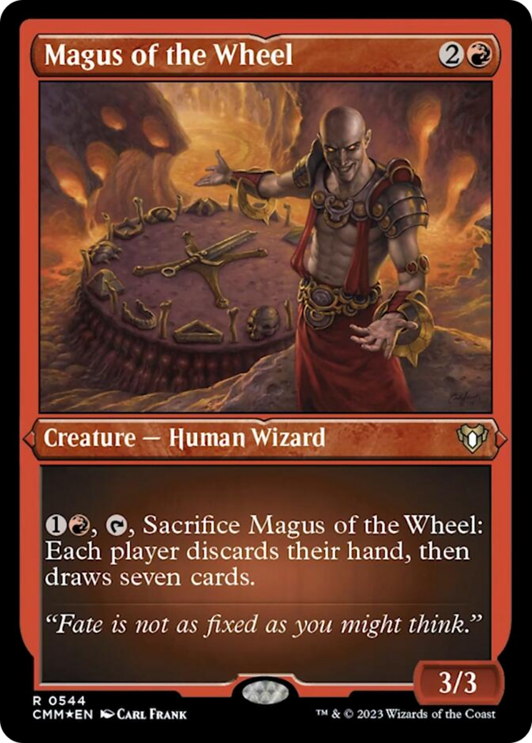 Magus of the Wheel (Foil Etched) [Commander Masters] MTG Single Magic: The Gathering | Red Claw Gaming