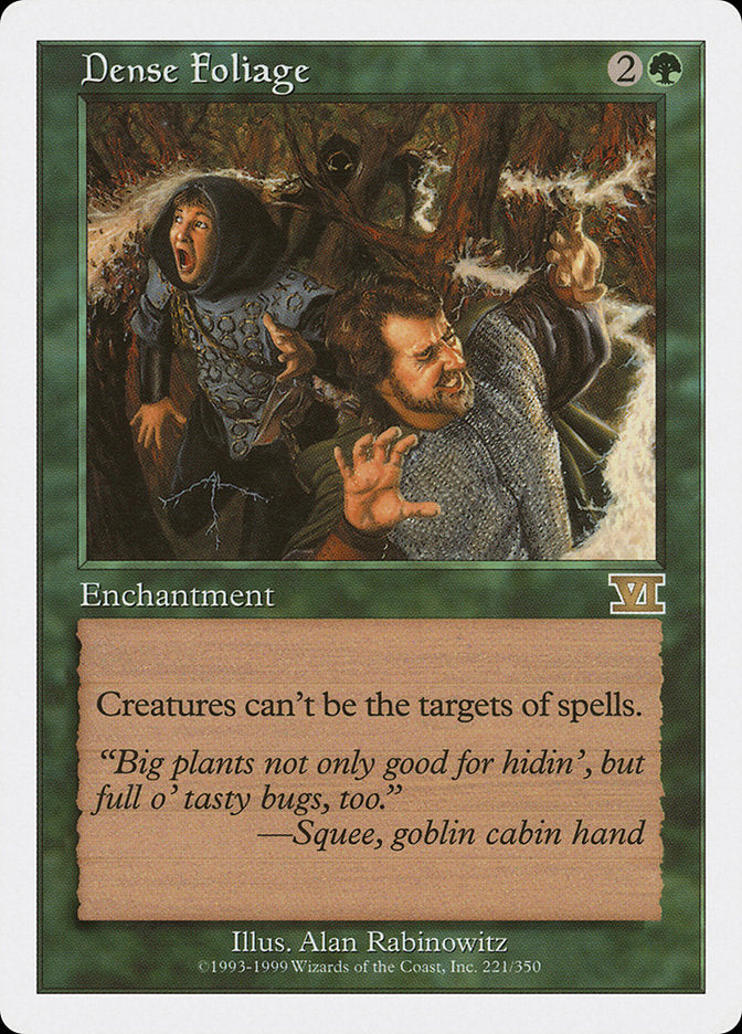 Dense Foliage [Classic Sixth Edition] MTG Single Magic: The Gathering | Red Claw Gaming