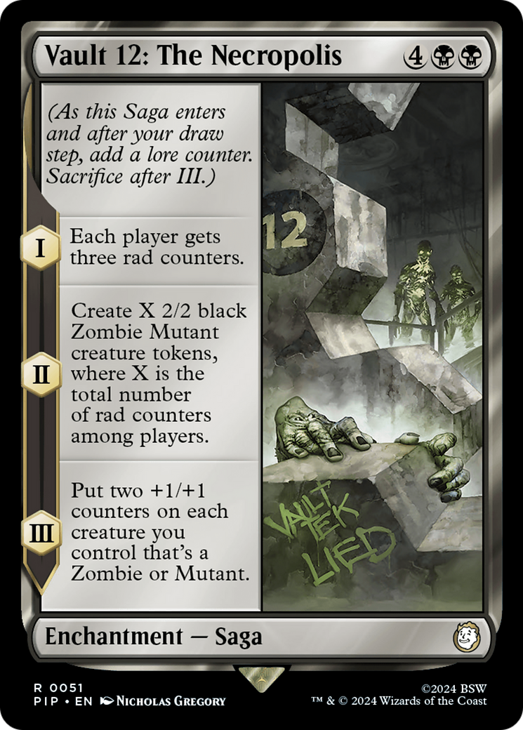 Vault 12: The Necropolis [Fallout] MTG Single Magic: The Gathering | Red Claw Gaming
