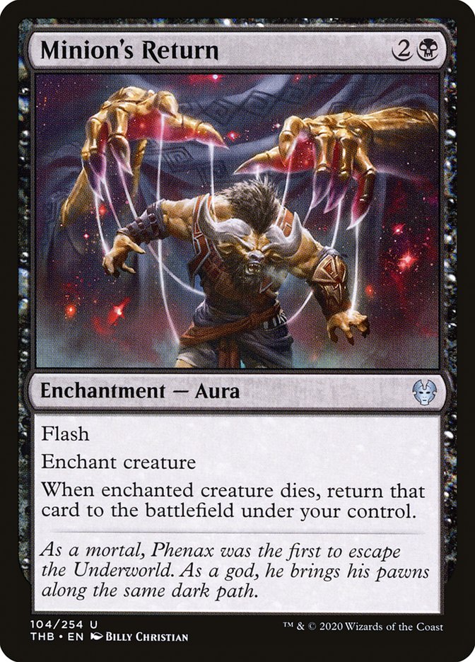 Minion's Return [Theros Beyond Death] MTG Single Magic: The Gathering | Red Claw Gaming