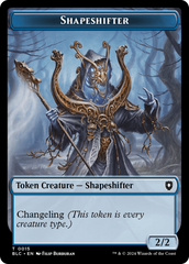 Pest // Shapeshifter Double-Sided Token [Bloomburrow Commander Tokens] MTG Single Magic: The Gathering | Red Claw Gaming