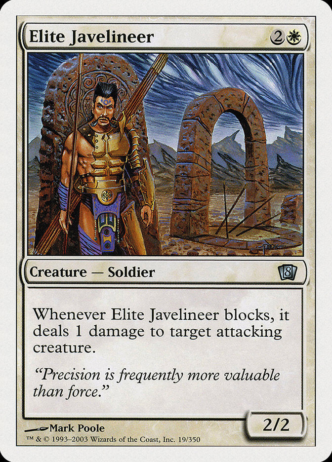 Elite Javelineer [Eighth Edition] MTG Single Magic: The Gathering | Red Claw Gaming