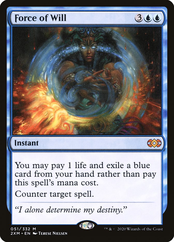 Force of Will [Double Masters] MTG Single Magic: The Gathering | Red Claw Gaming