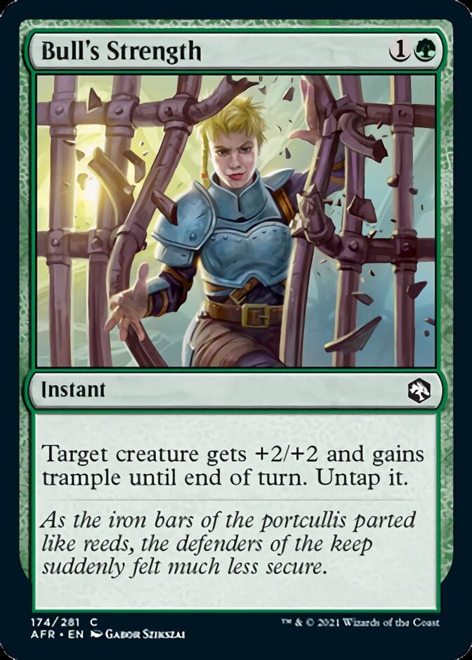 Bull's Strength [Dungeons & Dragons: Adventures in the Forgotten Realms] MTG Single Magic: The Gathering | Red Claw Gaming