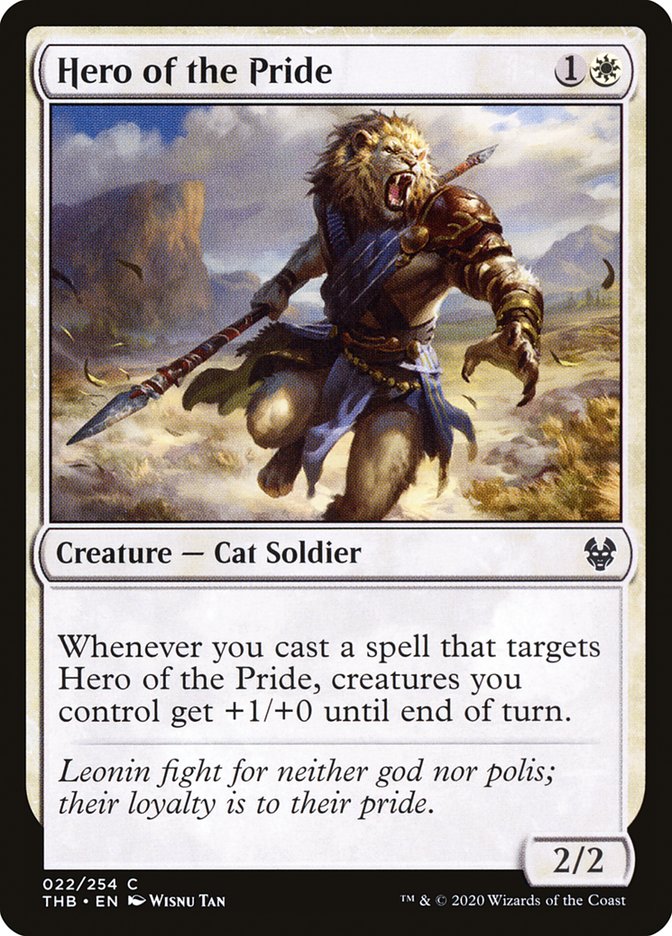 Hero of the Pride [Theros Beyond Death] MTG Single Magic: The Gathering | Red Claw Gaming