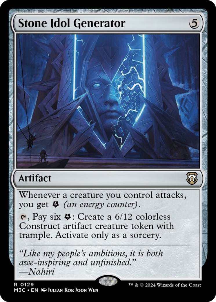 Stone Idol Generator [Modern Horizons 3 Commander] MTG Single Magic: The Gathering | Red Claw Gaming