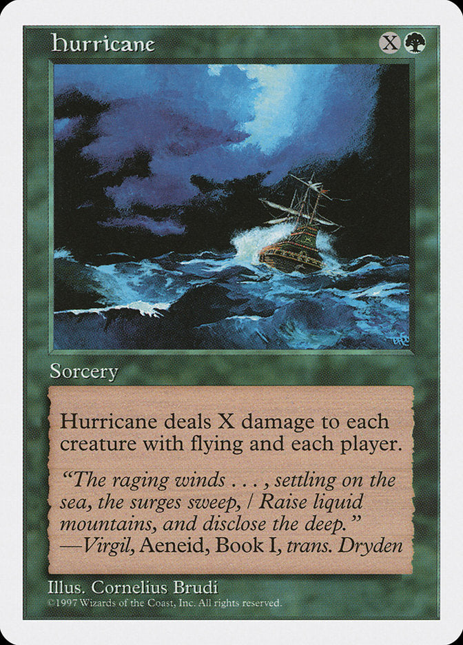 Hurricane [Fifth Edition] MTG Single Magic: The Gathering | Red Claw Gaming