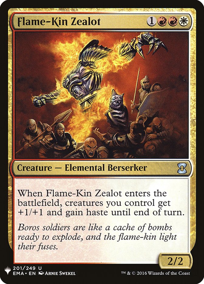 Flame-Kin Zealot [Mystery Booster] MTG Single Magic: The Gathering | Red Claw Gaming